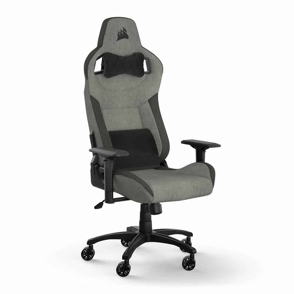 (image for) Corsair T3 RUSH Fabric Gaming Chair Grey-Charcoal (NEW 2023)